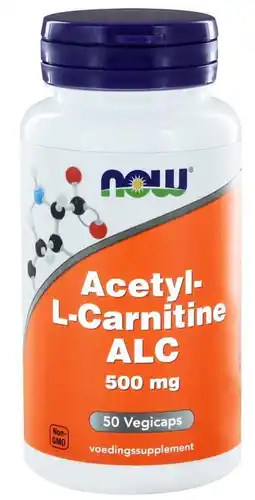 De Online Drogist Now acetyl l-carnitine 500mg capsules 50st aanbieding