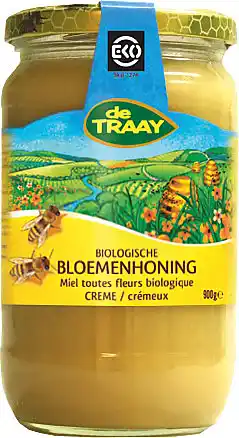 De Online Drogist De traay bloemenhoning crème eko 900gr aanbieding