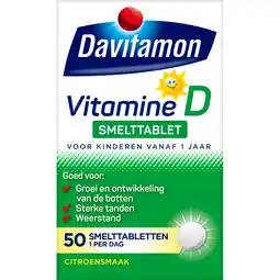 De Online Drogist Davitamon vitamine d kind smelttabletten 50tb aanbieding