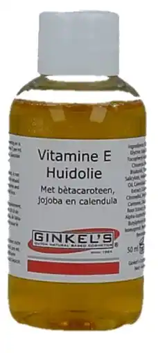 De Online Drogist Ginkel's vitamine e huidolie 50ml aanbieding