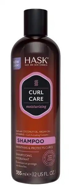 De Online Drogist Hask curl care moisturizing shampoo 355ml aanbieding