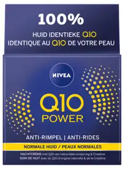 De Online Drogist Nivea q10 power anti-rimpel nachtcrème 50ml aanbieding