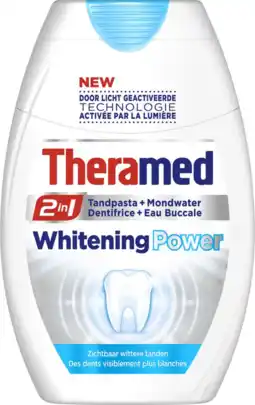 De Online Drogist Theramed tandpasta 2in1 ultra whitener 75ml aanbieding