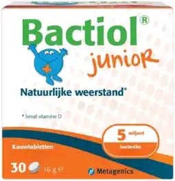 De Online Drogist Metagenics bactiol junior kauwtabletten 30ktb aanbieding