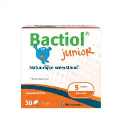 De Online Drogist Metagenics bactiol junior kauwtabletten 30ktb aanbieding