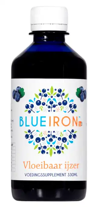 De Online Drogist Blue iron vloeibaar ijzer original 330ml aanbieding