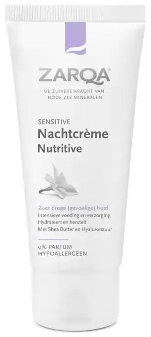 De Online Drogist Zarqa nachtcrème nutritive sensitive 50ml aanbieding