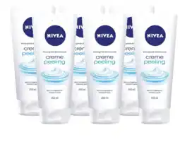 De Online Drogist Nivea crème peeling douchescrub voordeelverpakking 6x200ml aanbieding