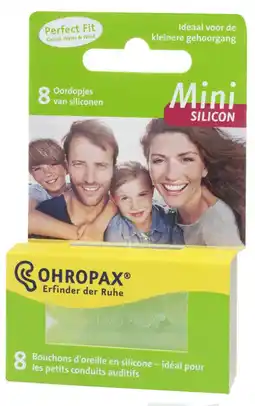 De Online Drogist Ohropax mini silicon oordopjes 1pr aanbieding