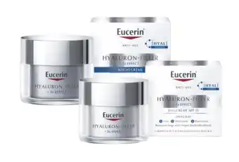 De Online Drogist Eucerin hyaluron-filler huidverzorgingsset - dagcrème spf15 en nachtcrème - 2 stuks aanbieding