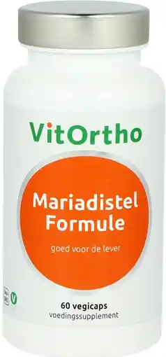 De Online Drogist Vitortho mariadistel formule vegicaps 60vcp aanbieding