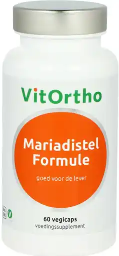 De Online Drogist Vitortho mariadistel formule vegicaps 60vcp aanbieding