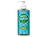 De Online Drogist Happy earth 100% natuurlijke hand soap cedar lime 300ml aanbieding