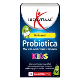 De Online Drogist Lucovitaal probiotica kids kauwtabletten 30ktb aanbieding