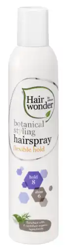 De Online Drogist Hairwonder botanical styling flexible hold haarspray 300ml aanbieding