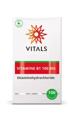 De Online Drogist Vitals vitamine b1 100mg capsules 100cp aanbieding