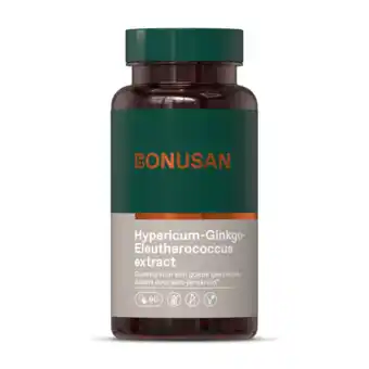 De Online Drogist Bonusan hypericum ginkgo eleutherococcus capsules 90cp aanbieding