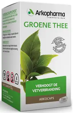 De Online Drogist Arkocaps groene thee capsules 150cp aanbieding