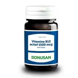 De Online Drogist Bonusan vitamine b12 actief 1500 mcg tabletten 180tb aanbieding