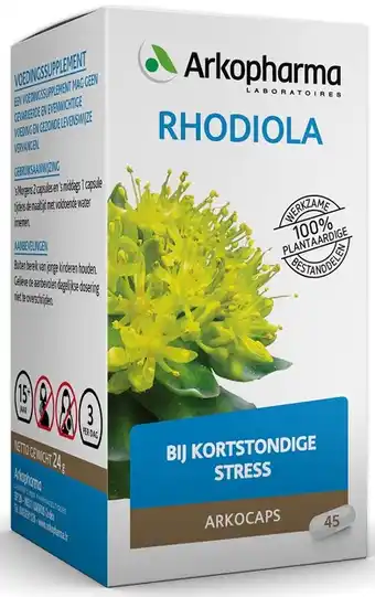 De Online Drogist Arkocaps rhodiola capsules 45cp aanbieding