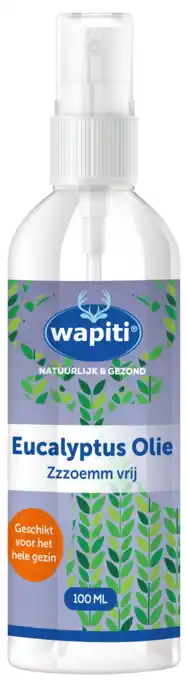 De Online Drogist Wapiti eucalyptus olie 100ml aanbieding