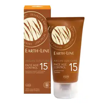 De Online Drogist Earth line argan sun care face age control factor 15 50ml aanbieding