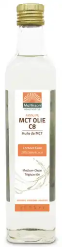 De Online Drogist Mattisson healthstyle mct olie c8 500ml aanbieding