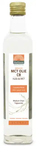 De Online Drogist Mattisson healthstyle mct olie c8 500ml aanbieding