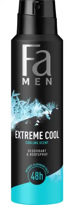 De Online Drogist Fa men extreme cool deospray 150ml aanbieding