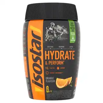 De Online Drogist Isostar sportdrank poeder hydrate & perform orange 400gr aanbieding