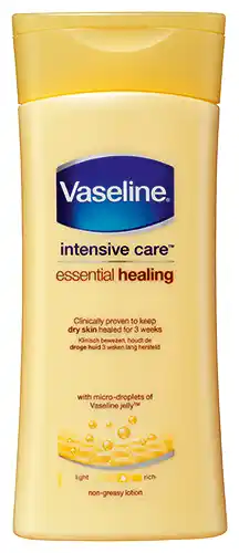 De Online Drogist Vaseline bodylotion essential healing 400ml aanbieding