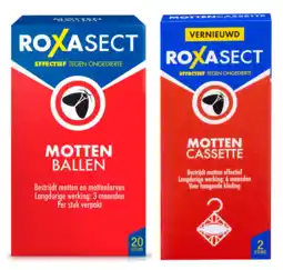 De Online Drogist Roxasect anti-motten combipack - mottenballen en mottencassette - 2 stuks aanbieding