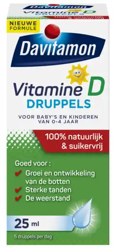 De Online Drogist Davitamon vitamine d druppels 25ml aanbieding