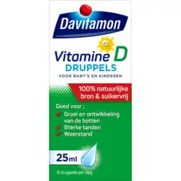 De Online Drogist Davitamon vitamine d druppels 25ml aanbieding