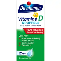 De Online Drogist Davitamon vitamine d druppels 25ml aanbieding