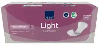 De Online Drogist Abena light premium ultra mini 0 inlegverband 24st aanbieding