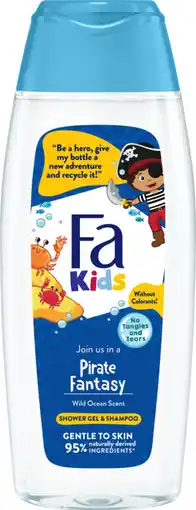 De Online Drogist Fa kids douchegel & shampoo pirate 250ml aanbieding