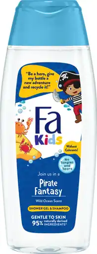 De Online Drogist Fa kids douchegel & shampoo pirate 250ml aanbieding