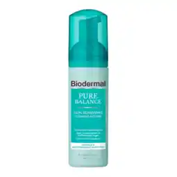 De Online Drogist Biodermal pure balance skin exfoliërende reinigingsmousse 150ml aanbieding
