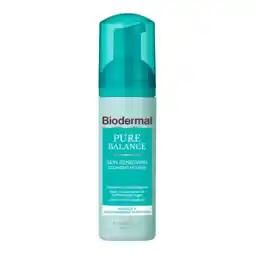 De Online Drogist Biodermal pure balance skin exfoliërende reinigingsmousse 150ml aanbieding
