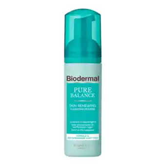 De Online Drogist Biodermal pure balance skin exfoliërende reinigingsmousse 150ml aanbieding