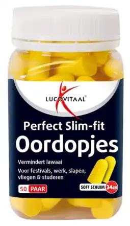 De Online Drogist Lucovitaal perfect slim-fit schuim oordopjes 1st aanbieding