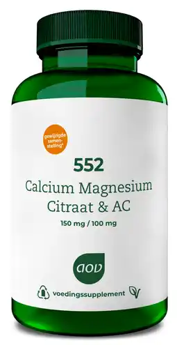 De Online Drogist Aov 552 calcium magnesium tabletten 60tb aanbieding