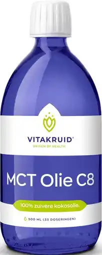 De Online Drogist Vitakruid mct olie c8 500ml aanbieding