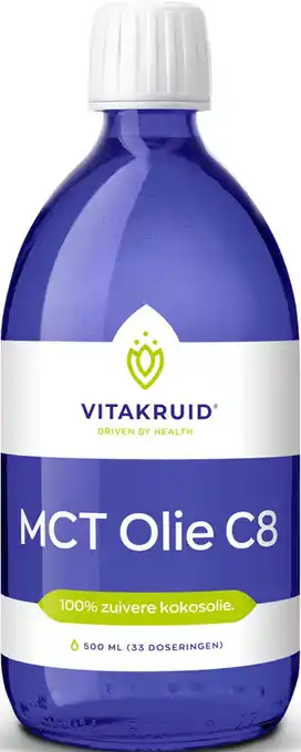 De Online Drogist Vitakruid mct olie c8 500ml aanbieding