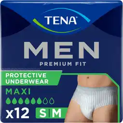 De Online Drogist Tena men premium fit pants level 4 s/m 12st aanbieding