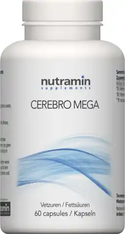 De Online Drogist Nutramin cerebro mega capsules 60cp aanbieding