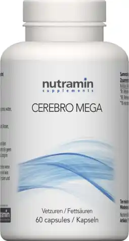 De Online Drogist Nutramin cerebro mega capsules 60cp aanbieding