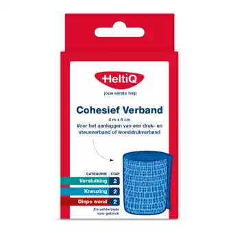 De Online Drogist Heltiq cohesief verband 4mx8cm 1st aanbieding