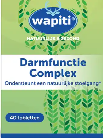 De Online Drogist Wapiti darmfunctie complex tabletten 40st aanbieding